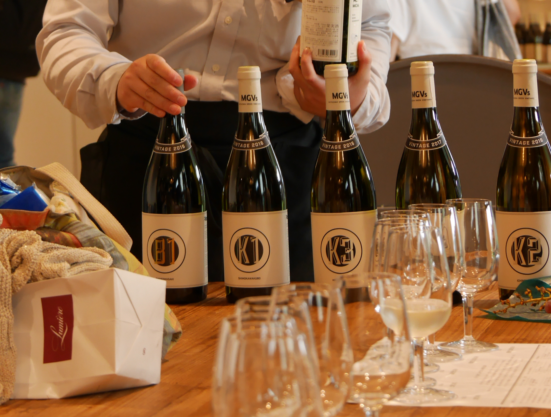 MGVsワイナリー 試飲