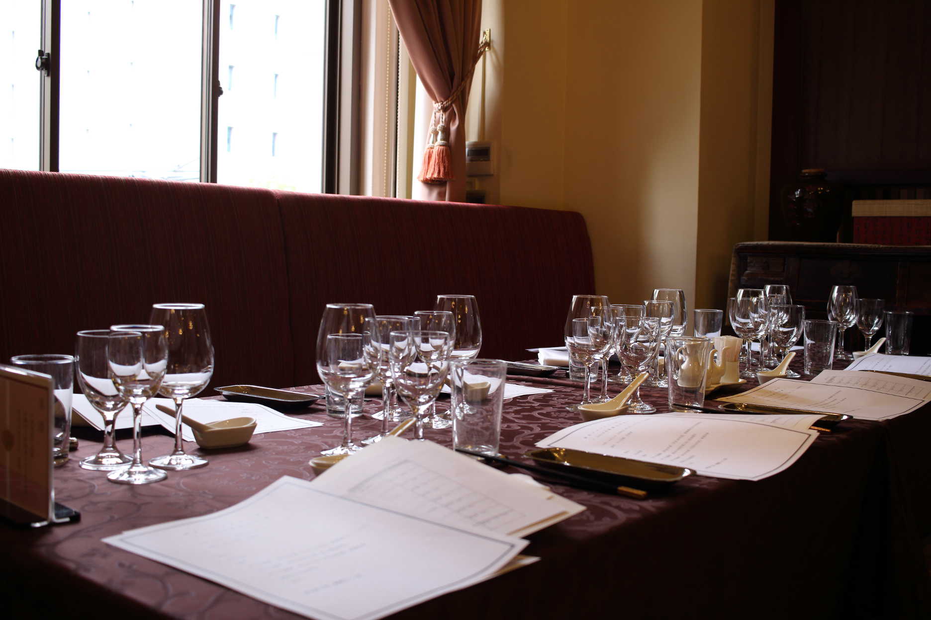 会場の一角にて